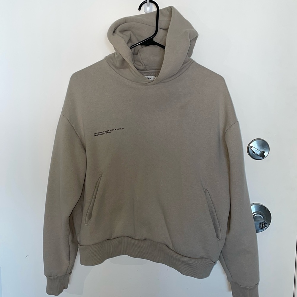 Pangaia Unisex heavyweight Hoodie Stone Gray XXS